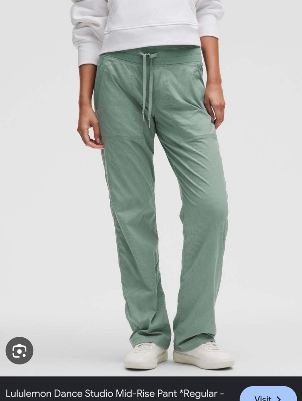 Lululemon Sage Green Wide-Leg Dance Studio Pants